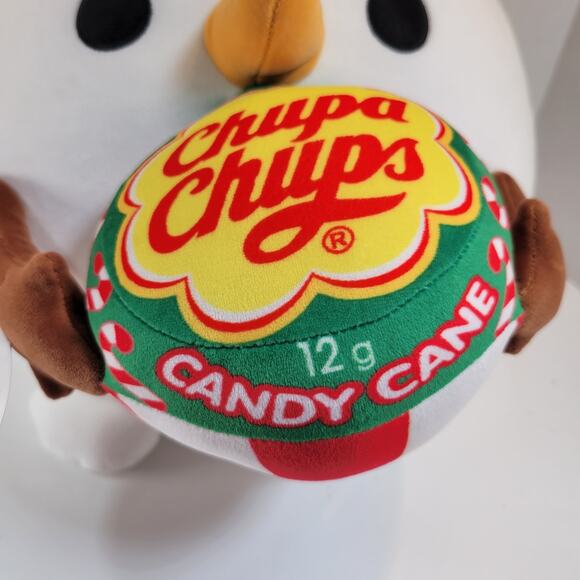 ZURU Snackles Jack Plush 14" Chupa Chups Candy Cane Holiday Snowman Plush - Picture 9 of 16